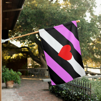 Leather Girl Pride House Flag