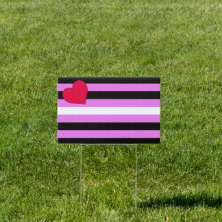 Leather Girl Pride House Flag Sign