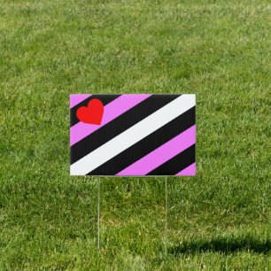 Leather Girl Pride House Flag Sign