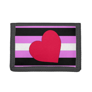 LEATHER GIRL PRIDE TRI-FOLD WALLET