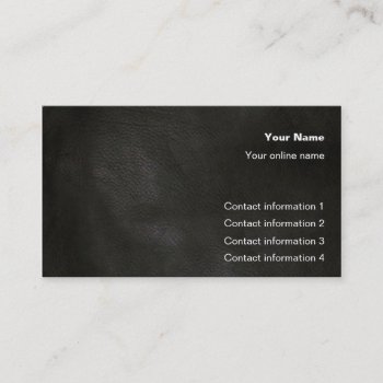 Leather Grain Trick Card / by BearOnTheMountain at Zazzle