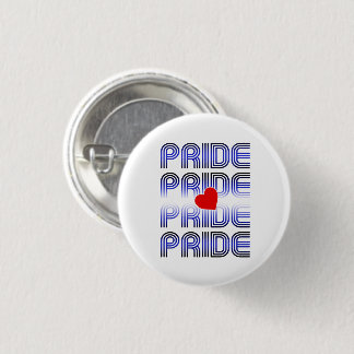 Leather Heart Retro Pattern Button