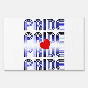 Leather Heart Retro Pattern Sign