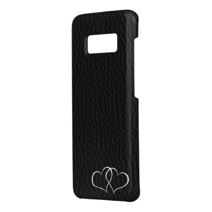Leather Hearts - BLACK Case-Mate Samsung Galaxy S8 Case