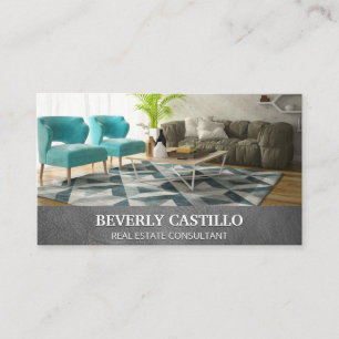 Leather Home Interior Business Card