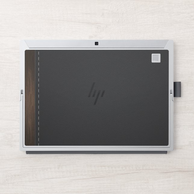 Leather HP Elite x2 1013 G3 HP Laptop Skin (Front)