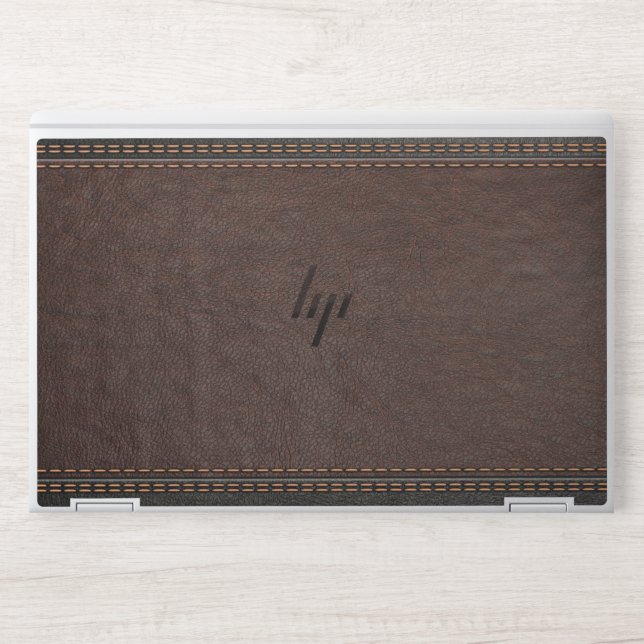 Leather HP EliteBook X360 1030 G2 HP Laptop Skin (Front)