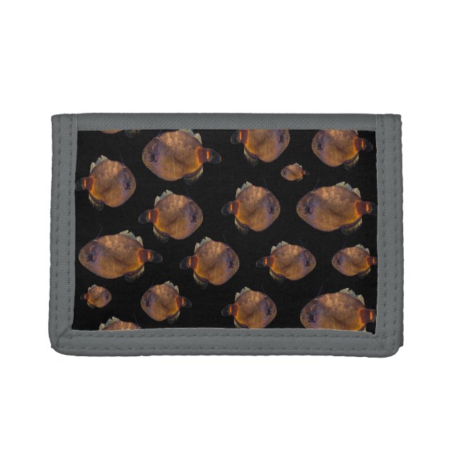 Leather Jacket Fish, Trifold Wallet (Front)