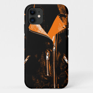 Leather Jacket Orange iPhone 5 case