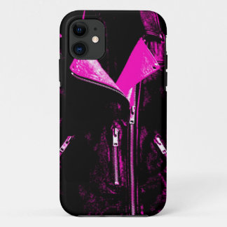 Leather Jacket Pink iPhone 5 case
