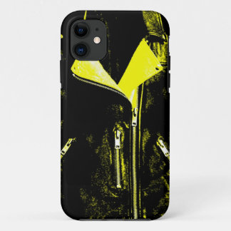 Leather Jacket Yellow iPhone 5 case