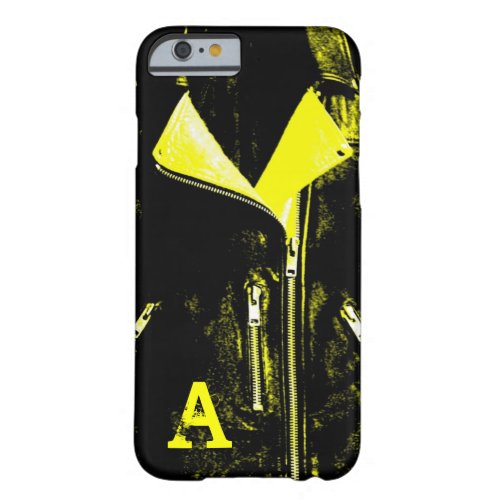 Leather Jacket Yellow monogram iPhone 6 case