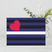 Leather Latex and BDSM Pride Flag (Standing Front)