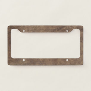 Leather License Plate Frame