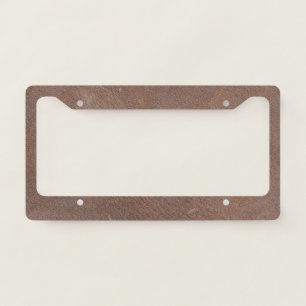Leather License Plate Frame