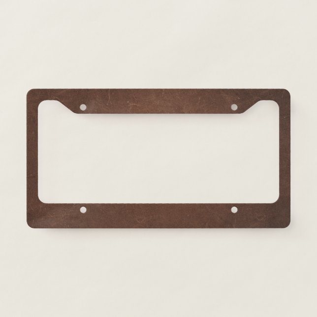 Leather License Plate Frame (Front)