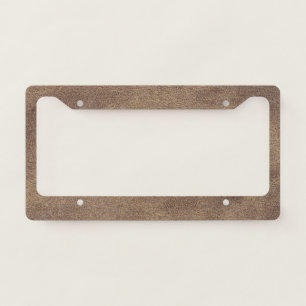 Leather License Plate Frame