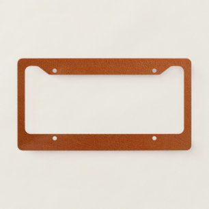 Leather License Plate Frame