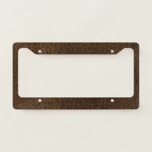 Leather License Plate Frame
