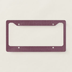 Leather License Plate Frame