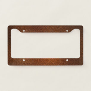 Leather License Plate Frame