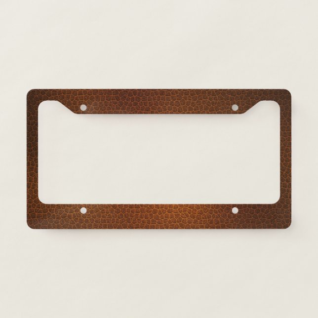 Leather License Plate Frame (Front)