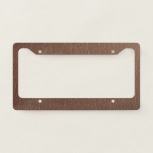 Leather License Plate Frame