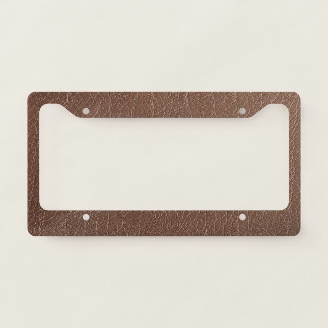 Leather License Plate Frame (Front)