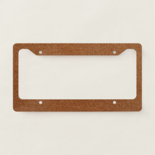 Leather License Plate Frame