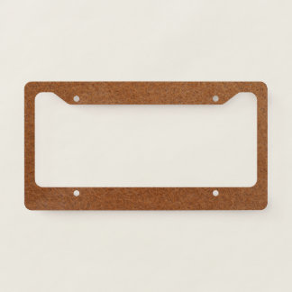 Leather License Plate Frame