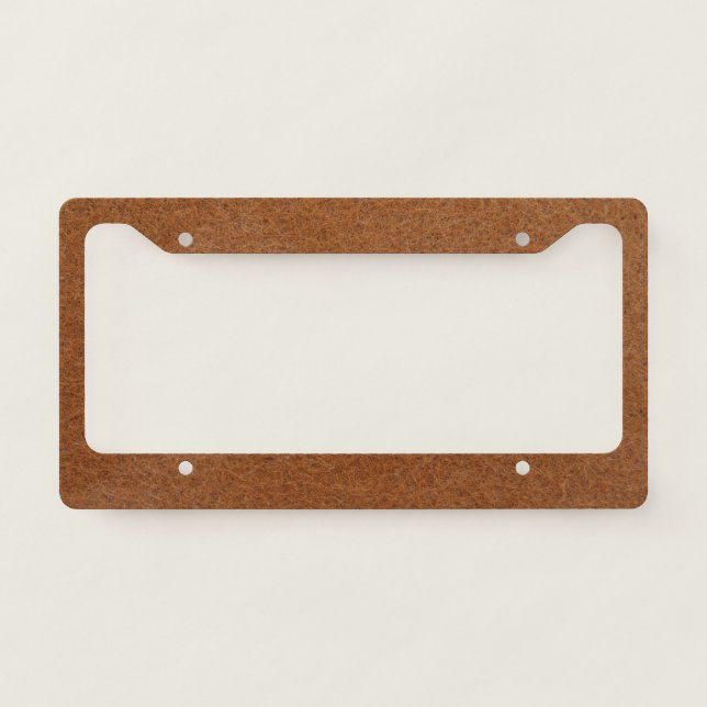 Leather License Plate Frame (Front)