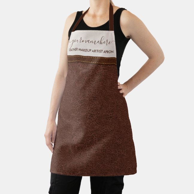 Leather Look Artisan Baker Apron