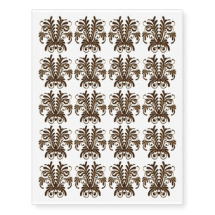 Leather-Look Bouquet 1 Temporary Tattoos