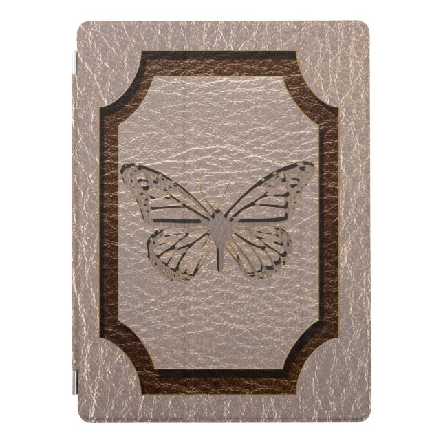 Leather-Look Butterfly Soft iPad Pro Cover (Front)