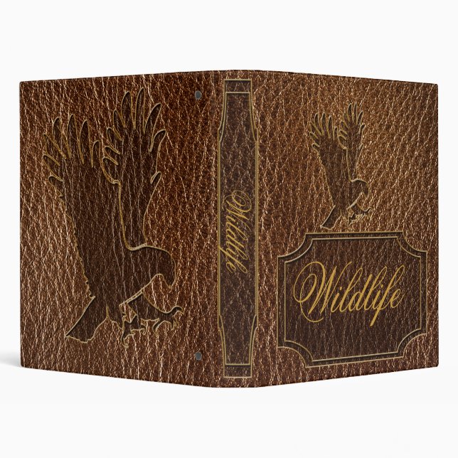 Leather-Look Eagle Binder (Background)