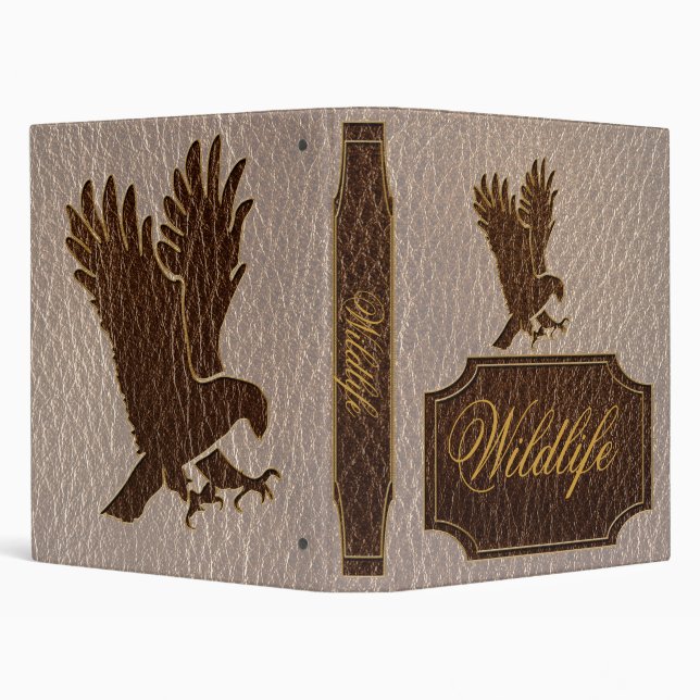 Leather-Look Eagle Soft Binder (Background)