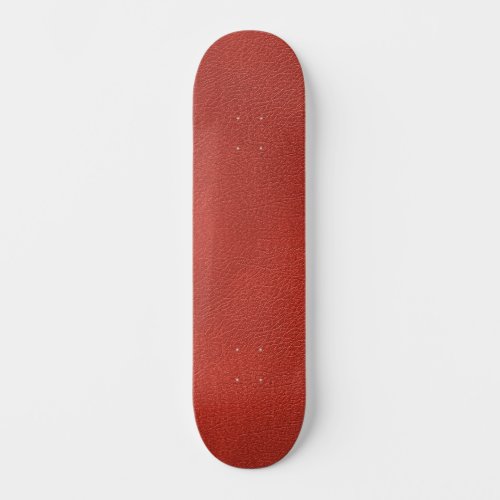Leather Look Elegant Red Brown Template Skateboard