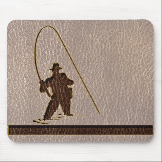 Leather-Look Fisherman Soft Mouse Pad