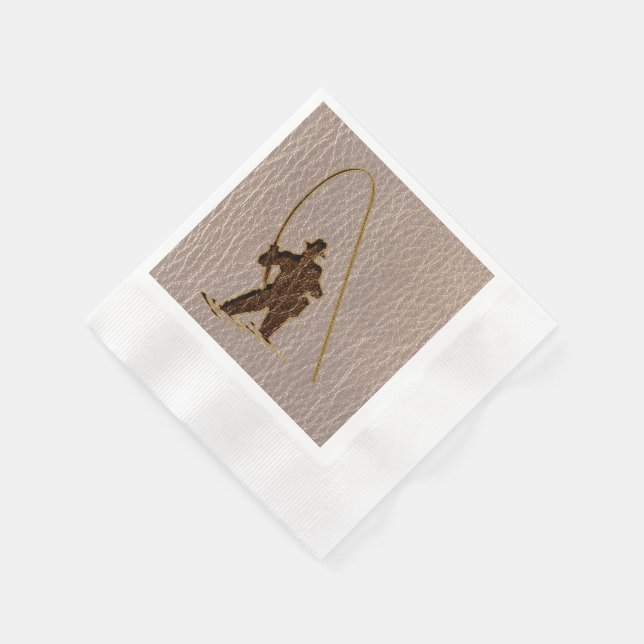 Leather-Look Fisherman Soft Napkins (Corner)