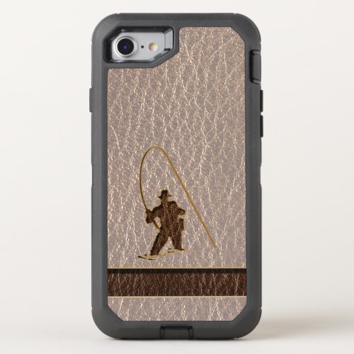 Leather_Look Fisherman Soft OtterBox Defender iPhone SE87 Case