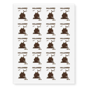 Leather-Look Halloween 1 Temporary Tattoos