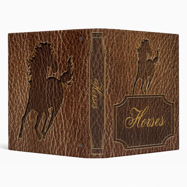 Leather-Look Horse Binder (Background)