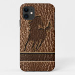 Leather-look Horse Iphone 11 Case at Zazzle