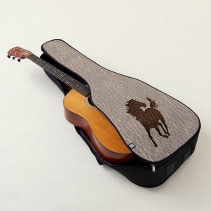 Leather-Look Horse Soft Guitar Case