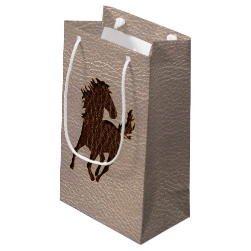 Leather_Look Horse Soft Small Gift Bag