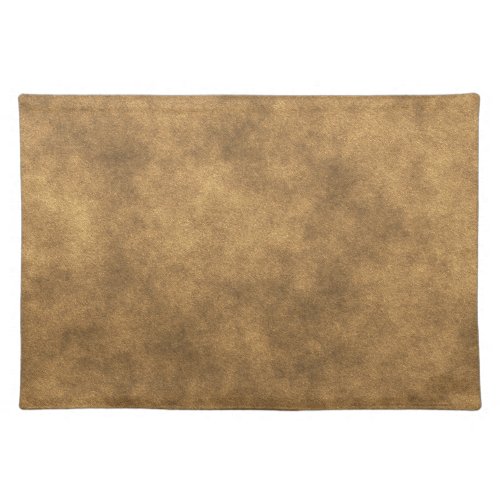 Leather Look In Gold Placemat