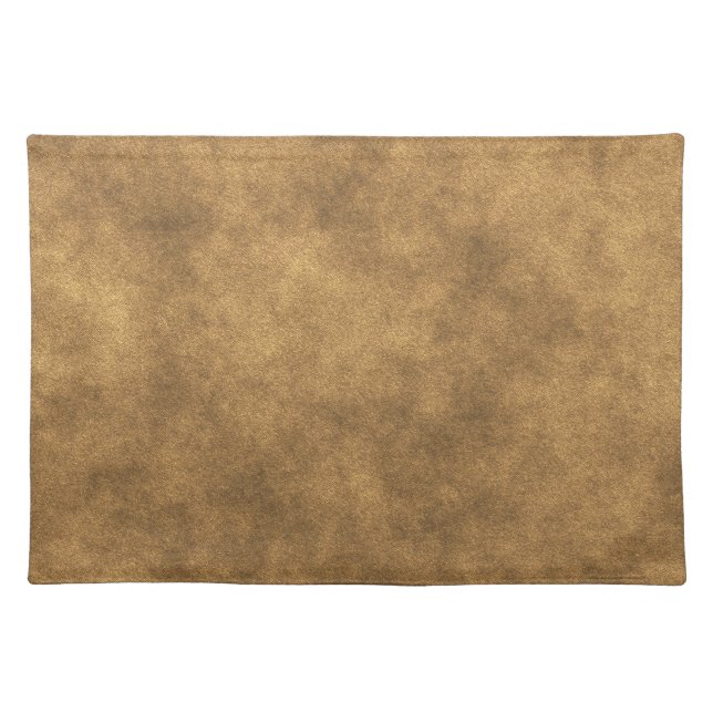 Leather Look In Gold Placemat (Front)