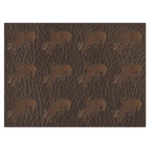 Leather_Look Rodeo Dark Tissue Paper