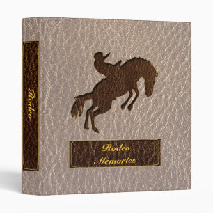 Leather-Look Rodeo Soft 3 Ring Binder