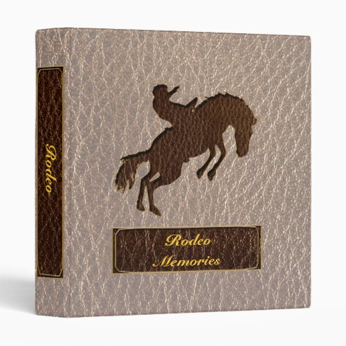 Leather_Look Rodeo Soft 3 Ring Binder